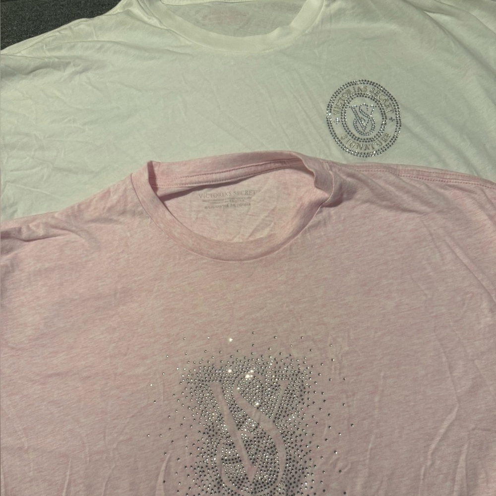 Bundle Lot Of 2 Victoria Secret Sleep Shirt/ Nightgowns Size M/L NWOT